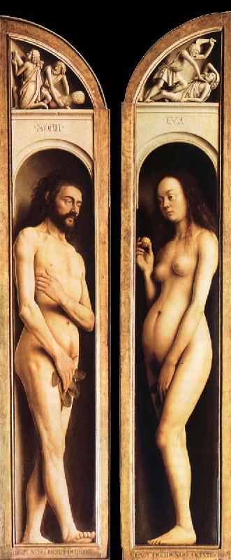 Jan Van Eyck Adam and Eva Germany oil painting art